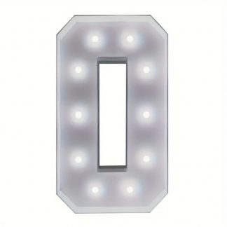 Metal Marquee Number 0