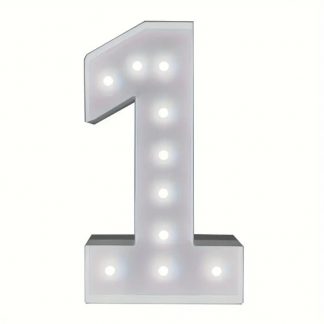 Metal Marquee Number 1