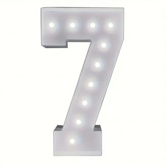 Metal Marquee Number 7