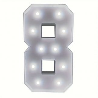 Metal Marquee Number 8