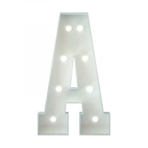 Metal Marquee Letter A