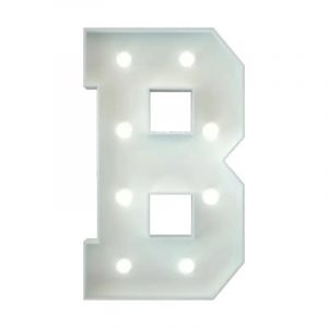 Metal Marquee Letter B