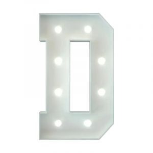 Metal Marquee Letter D