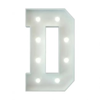 Metal Marquee Letter D
