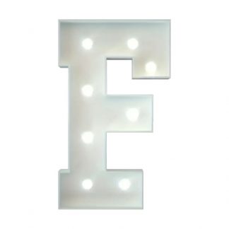 Metal Marquee Letter F