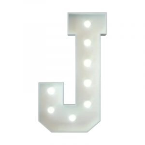 Metal Marquee Letter J