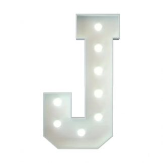 Metal Marquee Letter J