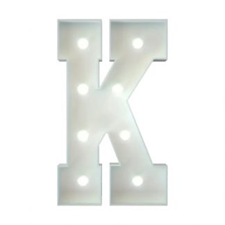 Metal Marquee Letter K