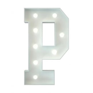Metal Marquee Letter P