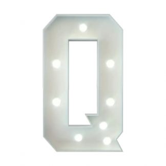 Metal Marquee Letter Q