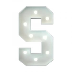 Metal Marquee Letter S