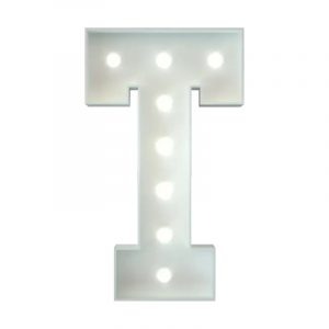 Metal Marquee Letter T