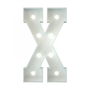 Metal Marquee Letter X