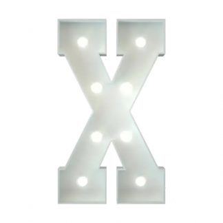Metal Marquee Letter X