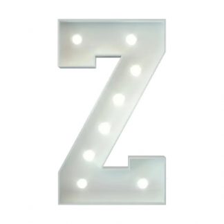 Metal Marquee Letter Z