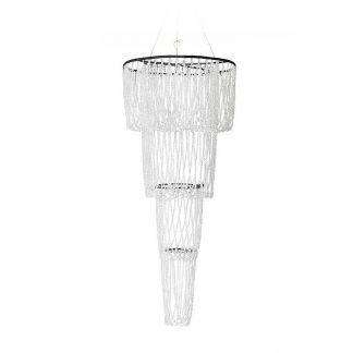 Crystal Diamond Iridescent Chandelier
